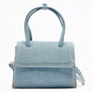 Zara Denim Mini City Bag